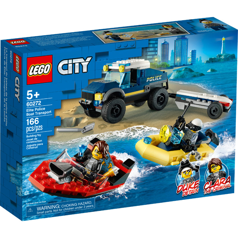 LEGO® City: Policía de Élite: Transporte de la Lancha_001