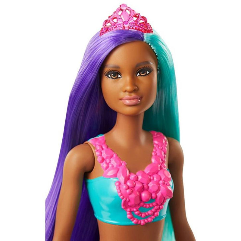 Barbie Dreamtopia Sirena Cabello Morado/Verde