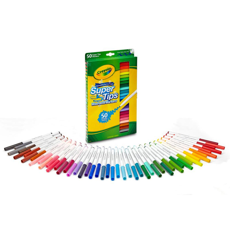 50 Super Tips Lavables Crayola